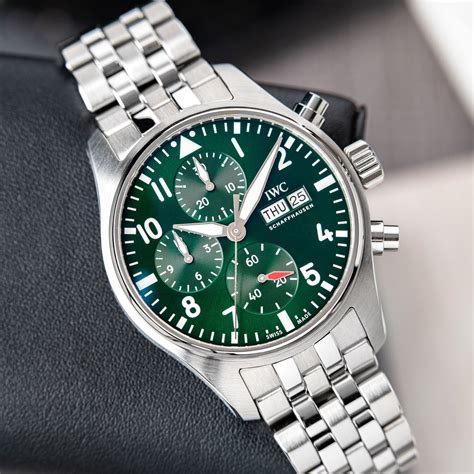 iwc pilot chronograph steel bracelet|iwc pilot chronograph price.